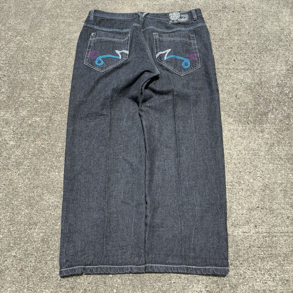 Vintage Y2K 5ive Jungle Co Baggy Jeans 40x31 Denim Skater Wide Leg Jesse Pinkman